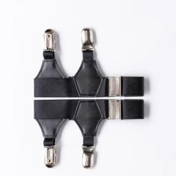 1 Pair Black Sock Garters for Women Girl JK Japanese Style Adjustable Elastic Non-Slip Sock Garter Holder Belt Leg Suspenders