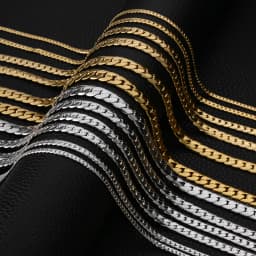 HIYEE Fashion Classic 3-8MM Figaro Chain Stainless Steel Non-Fading Waterproof Necklace For Men's And Women's Parties