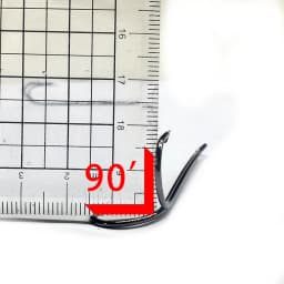 TAKEDO 10PCS 9883 Round Bent Long Shank Double Fishing Hook Hight Carbon Steel Black Nickel Barb Fishing Hook For Frog Lure