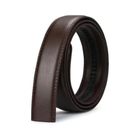 Men's Automatic Buckle Belts No Buckle 3.5cm Belt Body without Buckle High Quality Male PU Leather Strap Jeans Belt Wide