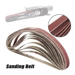 10 pcs/set 330*10mm 40-400 Grits Abrasive Sanding Belts Sander Grinding Polishing Tools For Wood Soft Metal Polishing