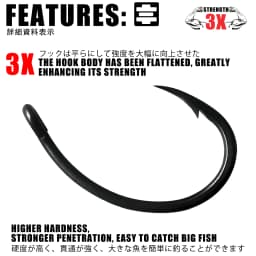 50pcs Carp Fishing Hooks PTFE Coating High Carbon Stainless Steel Barbed Hooks Curved Wide Gape Barbed Strengthen Carp Hook