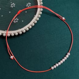 Real Natural Freshwater Pearl Necklace for Women Girls Small Potao Pearl Charm Smile Pendulum Choker Collar Wedding Jewelry Boho