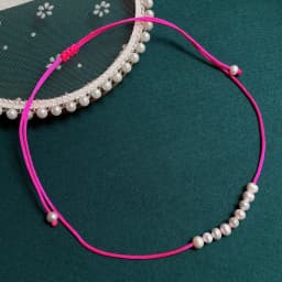 Real Natural Freshwater Pearl Necklace for Women Girls Small Potao Pearl Charm Smile Pendulum Choker Collar Wedding Jewelry Boho