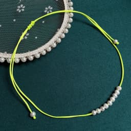 Real Natural Freshwater Pearl Necklace for Women Girls Small Potao Pearl Charm Smile Pendulum Choker Collar Wedding Jewelry Boho