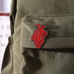 Organ Heart Enamel Pins Custom Anatomy Medical Brooches Lapel Badges Gothic Jewelry Gift for Student Friends