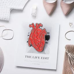 Organ Heart Enamel Pins Custom Anatomy Medical Brooches Lapel Badges Gothic Jewelry Gift for Student Friends