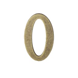1PCS Metal Door Number with Backing Adhesive 10*6cm House Number Apartment Door Number for Outdoor Hotel Home Mail Box Label 0-9
