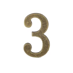 1PCS Metal Door Number with Backing Adhesive 10*6cm House Number Apartment Door Number for Outdoor Hotel Home Mail Box Label 0-9