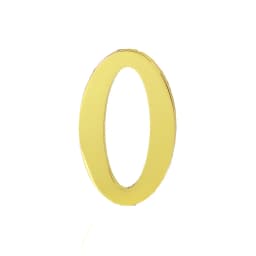 1PCS Metal Door Number with Backing Adhesive 10*6cm House Number Apartment Door Number for Outdoor Hotel Home Mail Box Label 0-9