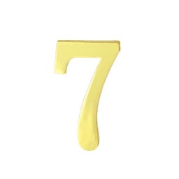 1PCS Metal Door Number with Backing Adhesive 10*6cm House Number Apartment Door Number for Outdoor Hotel Home Mail Box Label 0-9