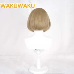 IN STOCK Ashley Grahamm Wig Game Cosplay Wig WakuWaku Ashley Grahamm Short Wig Heat Resistant Women Halloween Wig Free Wig Cap