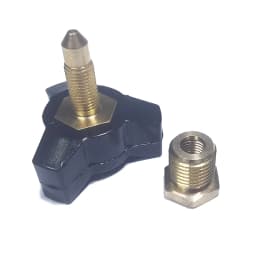 HPA High Pressure Bleed Screw Vent, M10*1 Safety Bleeder Valve 300bar 4500psi for Hand Pump Air Compressor