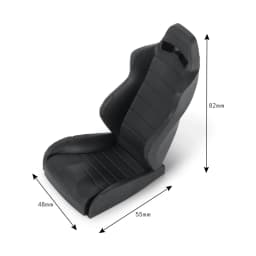 AXSPEED Simulation Rubber Driver Chair Seat & Belt for Axial Wraith 90018 90020 90031 1/10 RC Crawler Car Decoration Parts