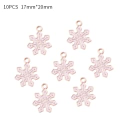 10-80pcs Enamel Christmas Charms Fashion Metal Alloy Xmas Pendant for DIY Jewelry Making Accessories Christmas Decoration