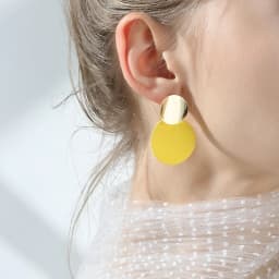 New Fashion Uneven Drop Earrings for Women Double-layers Round Pendants Dangle Earrings Heavy European Ear Jewelry pendientes