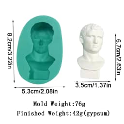 David Goddess Scholar Statue Candle Mould Handicrafts Decoration Tool Aromatherapy Gypsum Epoxy Resin Simple Style Silicone Mold