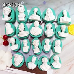David Goddess Scholar Statue Candle Mould Handicrafts Decoration Tool Aromatherapy Gypsum Epoxy Resin Simple Style Silicone Mold