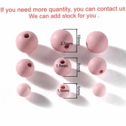 30-100Pcs 6/8/10mm Acrylic Matte Beads Round Loose Spacer Beads For DIY Necklace Bracelet Jewelry Making Accessories Supplies
