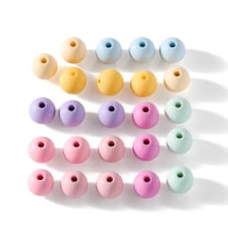 30-100Pcs 6/8/10mm Acrylic Matte Beads Round Loose Spacer Beads For DIY Necklace Bracelet Jewelry Making Accessories Supplies