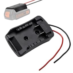 Battery Adapter Converter for Black&Decker 18V 20V Li-ion Battery LB20 DIY Power Wheels Adapter Power Connector with 14AWG Wires