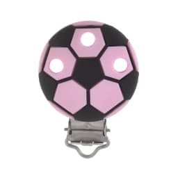 3Pcs Silicone Pacifier Clips Round Soccer Shape Baby Teether Teething Clip DIY Necklace Bead Tool Nurs Gift Accessories BPA Free