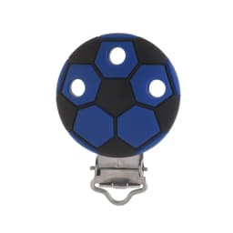 3Pcs Silicone Pacifier Clips Round Soccer Shape Baby Teether Teething Clip DIY Necklace Bead Tool Nurs Gift Accessories BPA Free