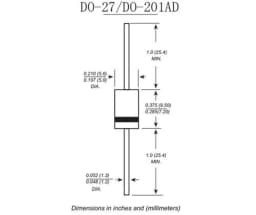 10pcs 1N5408 IN5408 3A 1000V DO-27 DO-201AD Rectifier Diode