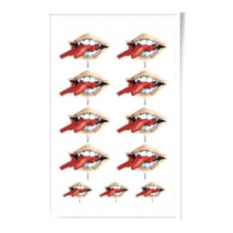 Brdwn Jujutsu Kaisen Unisex Yuji Itadori Toge Inumaki Cosplay Tattoo Stickers