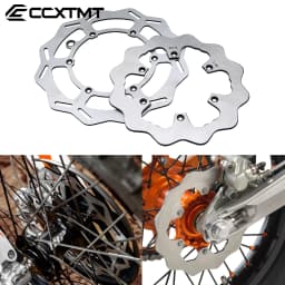 Motorcycle 260MM 220MM Front Rear Brake Disc Rotor Set For KTM SX SXF EXC EXCF XC XCF XCW 125-500 1994-2021 2022 2023 Universal