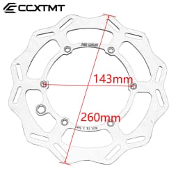 Motorcycle 260MM 220MM Front Rear Brake Disc Rotor Set For KTM SX SXF EXC EXCF XC XCF XCW 125-500 1994-2021 2022 2023 Universal