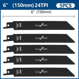 Jig Saw Blade 6 inch 24TPI/18TPI Carbide Reciprocating Saw Blade For Metal, Plastics, Aluminum Fast Cutting Tool