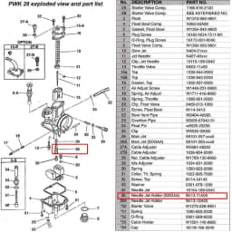 Alconstar 8/16/20/30 Holes Carburetor Nozzle atomizer jet Jetnozzle For keihin Pwk Sudco racing Full Racing Carb Set Nozzle