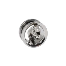 1PC Punk Stainless Steel Skeleton Ear Stretchers Tunnel External Thread Vintage Ear Gauge Plugs Expander Body Piercing Jewelry
