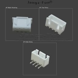100pcs 4P JST XH 2.54 Plug 2.54mm XH2.54 4 Pin Male Female Housing Header Connectors Electric Cable Electrical Wire Connector