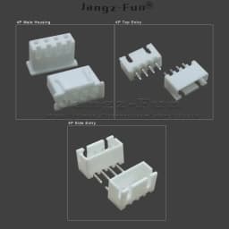 100pcs 4P JST XH 2.54 Plug 2.54mm XH2.54 4 Pin Male Female Housing Header Connectors Electric Cable Electrical Wire Connector