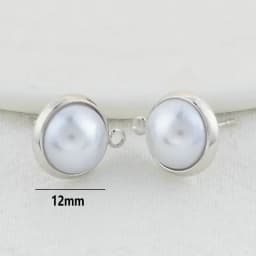 10MM 12MM 14MM 14K Gold Color Plated Brass Round Stud Earrings High Quality Diy DIY Jewelry Making Finding Accessories