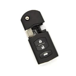 BEST KEY 2/3 Buttons Big Battery Hold Flip Folding Remote Car Key Case Fob For MAZDA 3 5 6 Series M6 RX8 MX5 With Uncut Blade