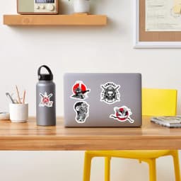 10/25/50Pcs Japanese Samurai PVC Waterproof Stickers Laptop Luggage Water Cup Phone Case Guitar Fridge Car Motorcycle