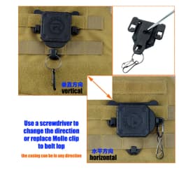 Hot Sale Multi-purpose Steel Wire Rope Keychain Gun Rope Pistol Special Safety Rope