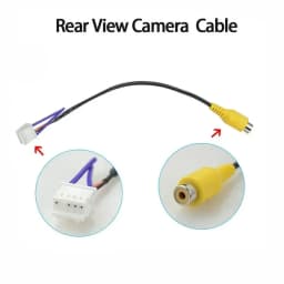 10Pin Car Rear View Backups Camera Cable Adapter Connect Accessory Stereo Android Radio DVD Player Multimedia Monitor Cord