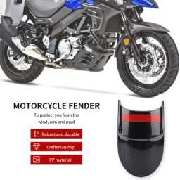 V STROM 650 2025 Motorcycle ABS Front Fender Rear Extender Extension Fit For SUZUK V-STROM DL650 XT 2013-2024 2019 2018 2017