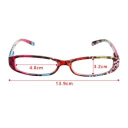 Fashion Men Women Reading Glasses With Pouch Ultra Light Resin Print Flower Magnifying Presbyopic Eyeglasses Vision Care