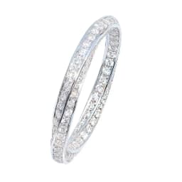 infinity ring S925 Sterling Silver Micro pave Moissanite Engagement Wedding Band Rings for women Party Jewelry