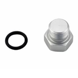M5x0.8 1/8" 1/4" 3/8" 1/2" 3/4" 1" BSPP Male Aluminum Hex Plug End Cap With Gasket Seal For Manifold Block