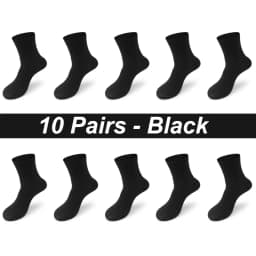 High Quality 10 Pairs/lot Men Bamboo Fiber Socks Breathable Compression Long Socks Business Casual Male Large size 38-45