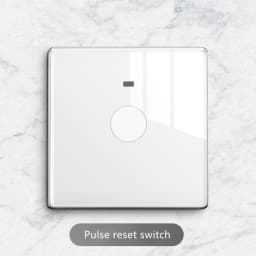 Popular Ultrathin Curved Surface 250V/10A 1/2/3/4gang 86*86MM Classic White Mirror Tempered Glass Panel Wall Switch Series