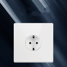 Popular Ultrathin Curved Surface 250V/10A 1/2/3/4gang 86*86MM Classic White Mirror Tempered Glass Panel Wall Switch Series