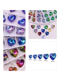10/12/14mm 6754 Butterfly Pendant Beads Glass Butterfly Charms Sweet Colorful Gems Crystal Rhinestone For Earring Necklace DIY