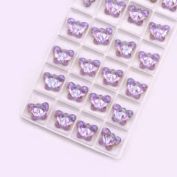10/12/14mm 6754 Butterfly Pendant Beads Glass Butterfly Charms Sweet Colorful Gems Crystal Rhinestone For Earring Necklace DIY